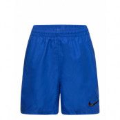 NIKE SWIM Nike Logo Tape Lap 4" Volley Short Blå