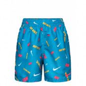 NIKE SWIM Nike B 4 Volley Short Print Blå