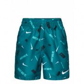 NIKE SWIM Nike B 4 Volley Short Print Blå