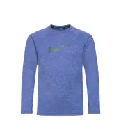 Nike B Long Sleeve Hydroguard *Villkorat Erbjudande Swimwear UV Clothing UV Tops Blå NIKE SWIM