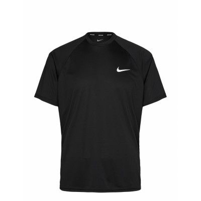 NIKE SWIM Nike Essential Short Sleeve Hydroguard Svart