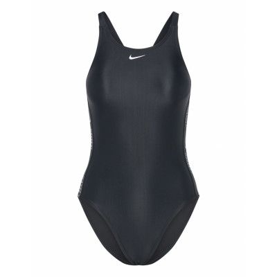 NIKE SWIM Nike Logo Tape Fastback Piece Svart
