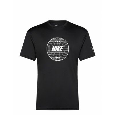 NIKE SWIM Nike M Ss Hydroguard Lead Line Svart