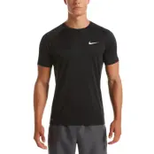 NIKE SWIM Nike Essential Short Sleeve Hydroguard - Black - M