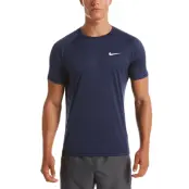 NIKE SWIM Nike Essential Short Sleeve Hydroguard - Navy - S