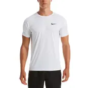 NIKE SWIM Nike Essential Short Sleeve Hydroguard - White - XXL