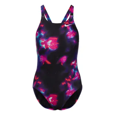 NIKE SWIM Nike Hydrastrong Multi Print Fastback Piece Multi/patterned