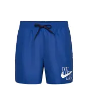 NIKE SWIM Nike Logo 5" Volley Short Blå