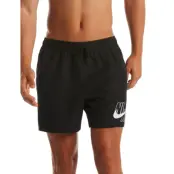 NIKE SWIM Nike Logo 5" Volley Short - Black - XS