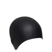 NIKE SWIM Nike Long Hair Silicone Adult Cap - Black - ONE SIZE