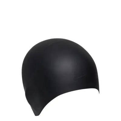 NIKE SWIM Nike Long Hair Silicone Adult Cap - Black - ONE SIZE