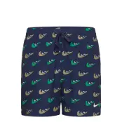 NIKE SWIM Nike Multi Print 5" Volley Short Marinblå