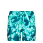 NIKE SWIM Nike Water Tie Dye 5" Volley Short Blå
