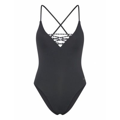NIKE SWIM Nike W Crossback Piece Sneakerkini Svart