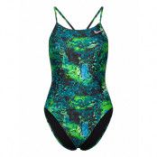 NIKE SWIM Nike W Lace Up Tie Back Op Hydrastrong Blå