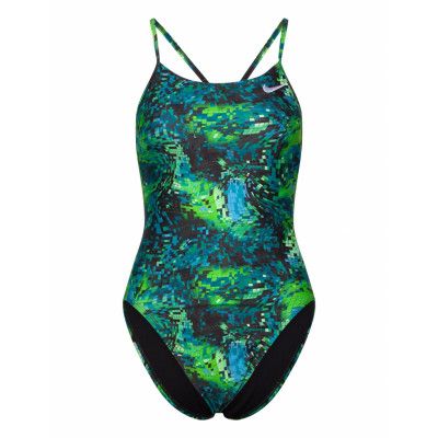 NIKE SWIM Nike W Lace Up Tie Back Op Hydrastrong Blå