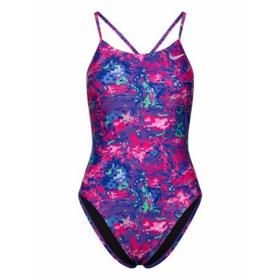 NIKE SWIM Nike W Lace Up Tie Back Op Hydrastrong Lila