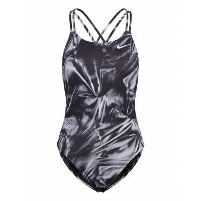 Nike W Spiderback Piece Sport Swimsuits Black NIKE SWIM