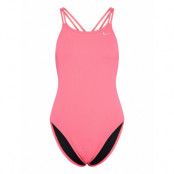 NIKE SWIM Nike Hydrastrong Solid Spiderback Piece Rosa