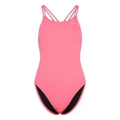 NIKE SWIM Nike Hydrastrong Solid Spiderback Piece Rosa