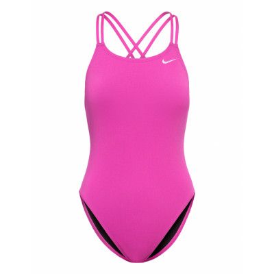 NIKE SWIM Nike Hydrastrong Solid Spiderback Piece Rosa