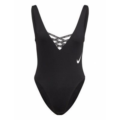 NIKE SWIM Nike W U-Back Piece Sneake Svart