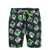 Nkmmjolmer Minecraft Swimshorts Bio Badshorts Multi/mönstrad Name It