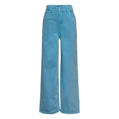 Nlfrolizza Twi Hw Wide Pant Bottoms Jeans Wide Jeans Blue LMTD