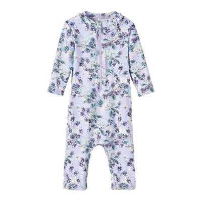 Nmfzeka 3/4 Uv Swim Suit Swimwear UV Clothing UV Suits Lila Name It