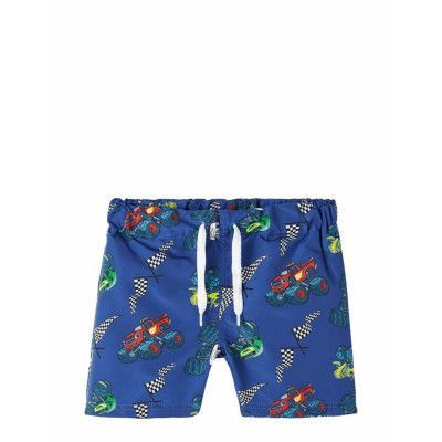 Name It Nmmmatise Blaze Long Swimshorts Vde Blå