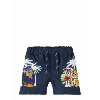 Nmmmessi Pawpatrol Long Swimshorts Cplg Badshorts Navy Name It