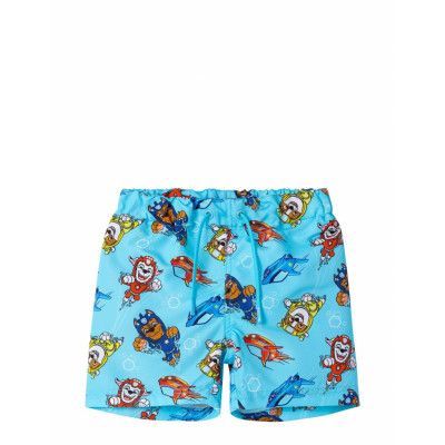 Name It Nmmmoti Pawpatrol Long Swimshorts Cplg Blå