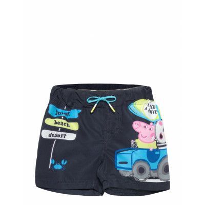 Nmmpeppapig Makki Long Swimshorts Pep Badshorts Blå Name It