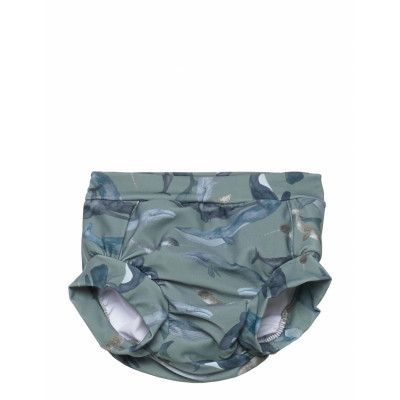 Nmmzabri Swim Brief W Shield Badshorts Grön Name It