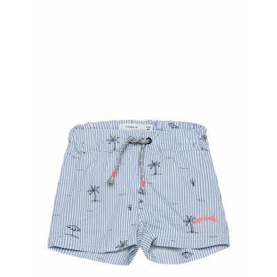 Nmmzikkon Swim Shorts Badshorts Blå Name It