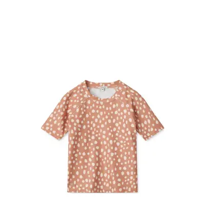 Liewood Noah Printed Shortsleeve Swim Tee Rosa