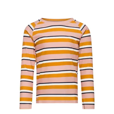 Noah Swim Tee *Villkorat Erbjudande Swimwear UV Clothing UV Tops Gul Liewood