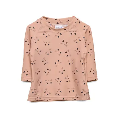 Noah Swim Tee *Villkorat Erbjudande Swimwear UV Clothing UV Tops Rosa Liewood