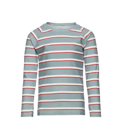 Noah Swim Tee Swimwear UV Clothing UV Tops Vit Liewood