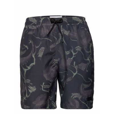 Noden Swim Short Seersucker Swim Qlty Distorted Shorts Sport Shorts Multi/mönstrad Wax London