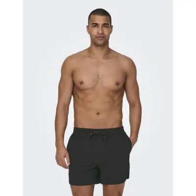 ONLY & SONS Onsted Life Short Swim Noos - Black - XXL