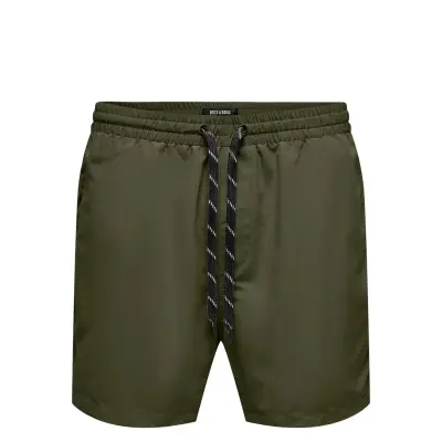 ONLY & SONS Onsted Life Short Swim Noos - Green - XXL