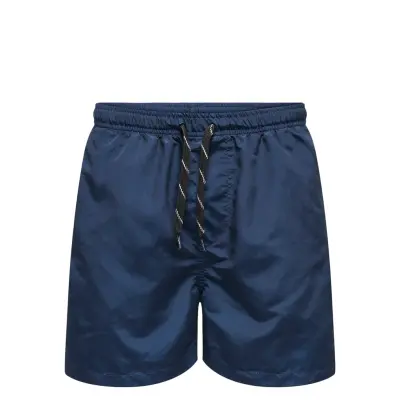 ONLY & SONS Onsted Life Short Swim Noos Marinblå