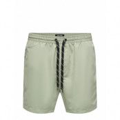 ONLY & SONS Onsted Life Swim Short Gw 1832 Grön