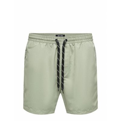 ONLY & SONS Onsted Life Short Swim Noos Grön