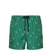 Onsted Life Swim Short Funny Aop Badshorts Grön ONLY & SONS