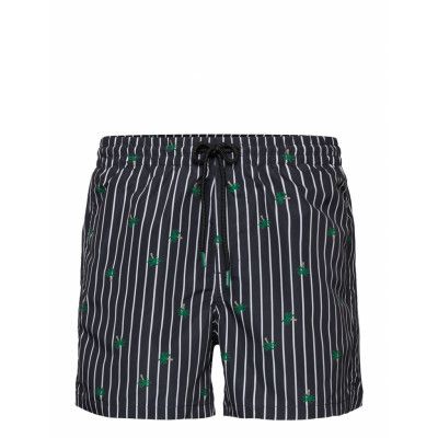 Onsted Life Swim Short Funny Aop Badshorts Marinblå ONLY & SONS