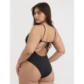 Organic Basics Swim Open Back One-Piece - Black - S