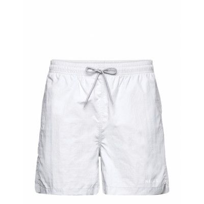 Original Logo Swim Shorts Badshorts Grå NICCE