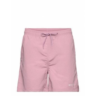 Original Logo Swim Shorts Badshorts Rosa NICCE